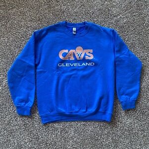Gildan Blue Cleveland Crewneck Sweater